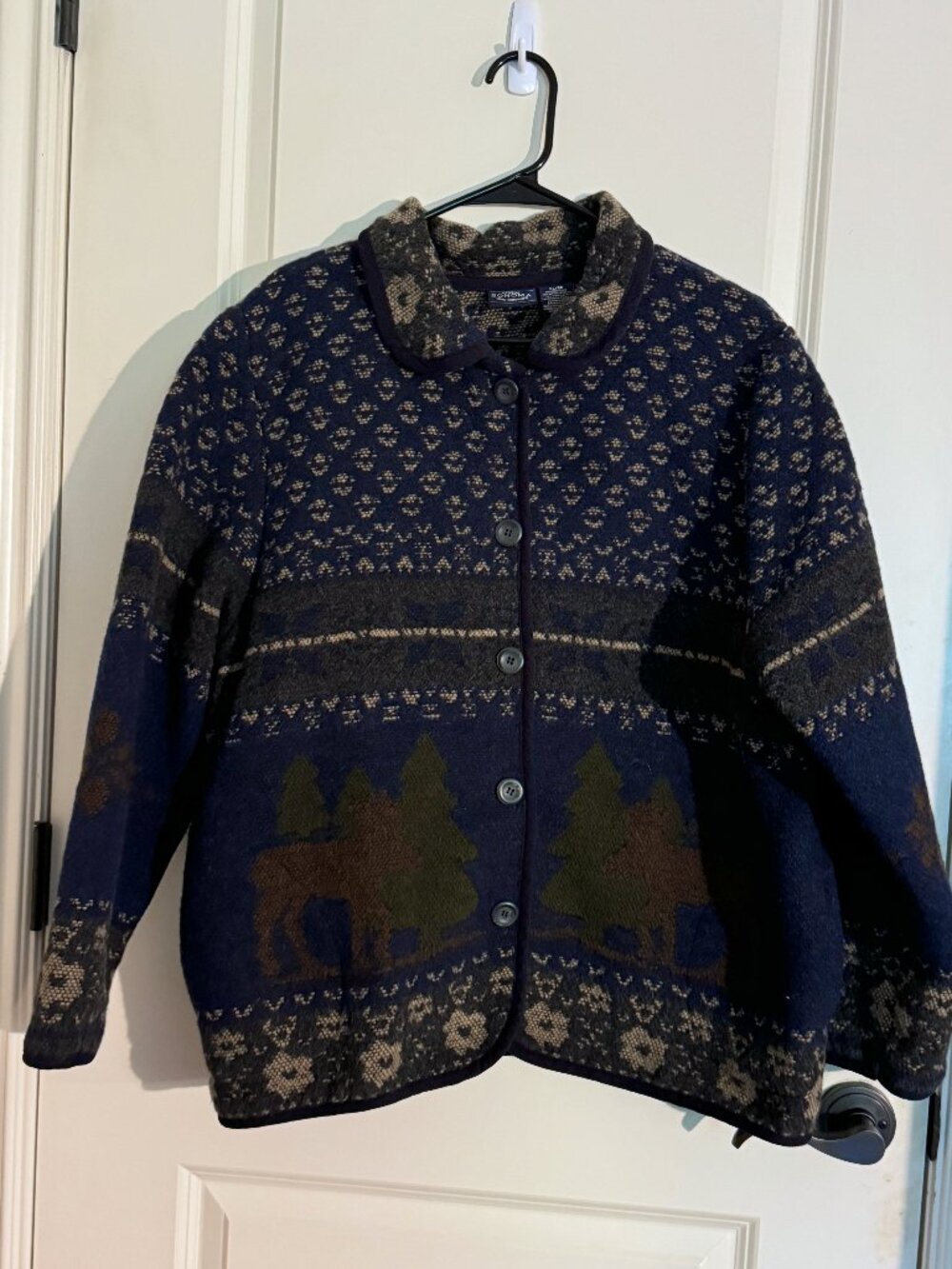 Sonoma Moose Landscape Vintage Jacket